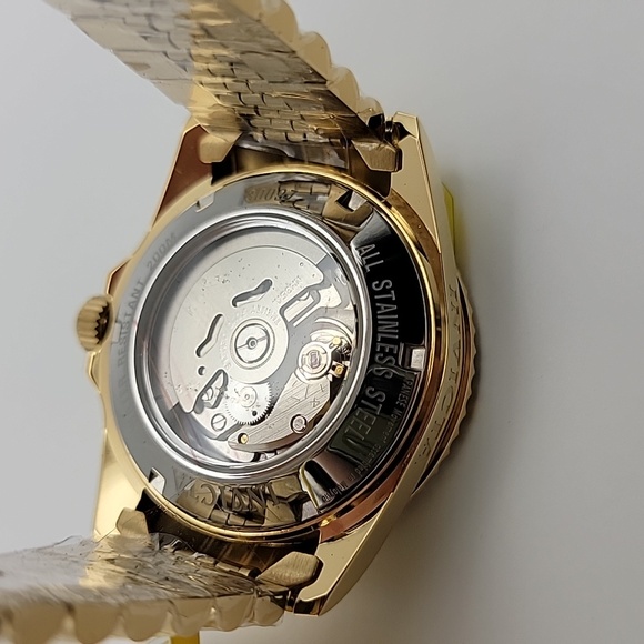NEW Invicta Pro Diver Navigator Automatic Men's Watch 42mm Gold (30097) Warranty - Picture 5 of 9